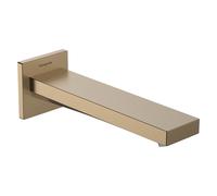 Caño de bañera Tecturis E de hansgrohe, alcance 210 mm, 73410140, Color: Bronce cepillado