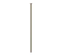 Caño de lavabo Gessi Habito, para sensor mezclador separado, proyección de dimensiones especiales (151-1901mm), montaje en techo, 63499713, Color: Latón antiguo