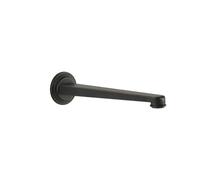 Caño de lavabo Gessi Venti20, para sensor de mezclador monomando separado, proyección de 243 mm, conexión 1/2, montaje en pared, 65101187, Color: Bronce antiguo