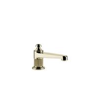 Caño de lavabo Gessi Venti20, para sensor monomando separado, proyección 134mm, altura 108mm, montaje sobremesa, 65021710, Color: PVD de latón