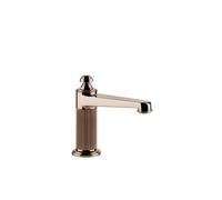 Caño de lavabo Gessi Venti20, para sensor monomando separado, proyección 134mm, altura 156mm, montaje sobremesa, 65023030, Color: PVD de cobre