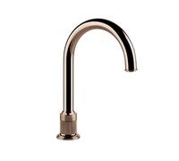 Caño de lavabo Gessi Venti20, para sensor monomando separado, proyección 172mm, altura 281mm, montaje sobremesa, 65025030, Color: PVD de cobre