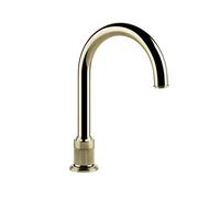 Caño de lavabo Gessi Venti20, para sensor monomando separado, proyección 172mm, altura 281mm, montaje sobremesa, 65025710, Color: PVD de latón