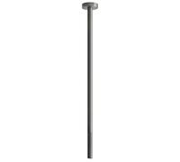 Caño de techo para lavabo Gessi 316 Meccanica 1/2, combinable con mezclador monomando o sensor, longitud personalizada, no se puede reequipar, 54296708, Color: PVD cepillado de cobre