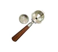 Caño Doble Con Orejas De Portafiltro De 51mm, Compatible Con Delonghi Dedica EC680/EC685/EC820/EC850/EC860, Portafiltro De Café Expreso De 51mm(Red rosewood handle)