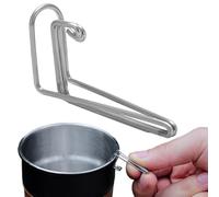 Caño vertedor de acero inoxidable para exteriores, cuenco de agua portátil para hervidores, tazas, estufas