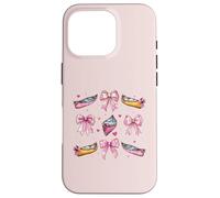 Canoa Barco Remando Chica Coqueta Arco Rosa Mamá Carcasa para iPhone 16 Pro