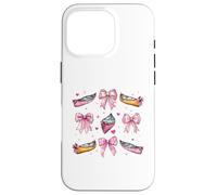 Canoa Barco Remando Chica Coqueta Arco Rosa Mamá Carcasa para iPhone 16 Pro