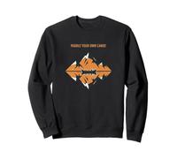 Canoa Paddle Your Own Canoa Retro Outdoor Sudadera