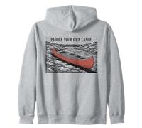 Canoa Paddle Your Own Canoa Retro Outdoor Sudadera con Capucha