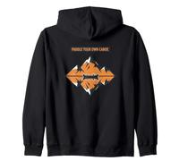Canoa Paddle Your Own Canoa Retro Outdoor Sudadera con Capucha