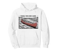 Canoa Paddle Your Own Canoa Retro Outdoor Sudadera con Capucha