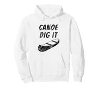 Canoa Vintage Canoa Juego de Palabras Broma Canoa Dig It? Sudadera con Capucha