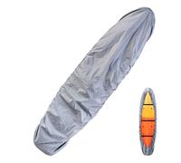 Canoe Cover, Surfboard Protector, Lightweight Foldable Water Resistant Secure Fit Anti Slip Shield, Kayak Cover for Outdoor, Boating, Camping, Wilderness and Travel