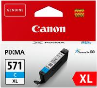 Canon CLI-571C XL cartucho de tinta cian (original)