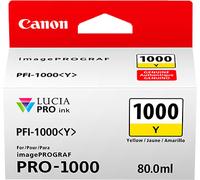 Tinta Canon PFI-1000Y Color Amarillo