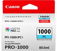 Tinta Canon PFI-1000PC Color Foto Cian
