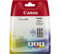 0621B029 CANON CLI-8 CARTUCHO DE TINTA CIAN MAGENTA AMARILLO