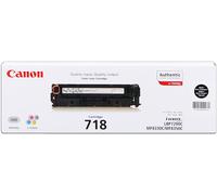 Canon 718 BK Cartucho de Toner Original Negro para Impresora Laser Isensys