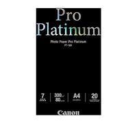 Canon 2768B016 - Papel Fotográfico Superbrillante (A4, 20 Hojas, 300G/M2), Color Negro