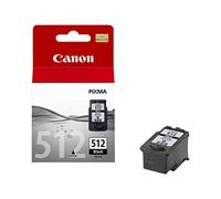Canon 2969B009 - PG-512 - Blíster con Seguridad para PIXMA MP230, MP237, MP252, MP258, MP270, MP280, MP282, MP495, MP499, MX350, MX410, MX420, Color Negro