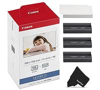 Canon 3115B001(AA) - Papel fotográfico y cartucho de tinta original (108 hojas, 4x6"), Multicolor, 1 Pack