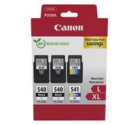 Canon 5224B017 Cartuchos de Tinta PG-540L/CL-541XL Multipack 3er Pack (2x Negro + Color) para Serie PIXMA MG, MX, TS