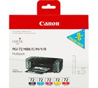 Canon 6402B009 Multipack negro / cian / magenta / amarillo / Rojo Original PGI-72
