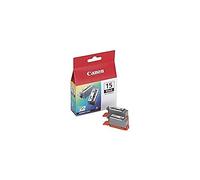 Canon BCI-15 2 Cartuchos Twinpack de tinta original Negro para Impresora de Inyeccion de tinta Pixma iP90-iP90v