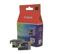 Canon BCI-16: 2x cartucho de tinta color (original)