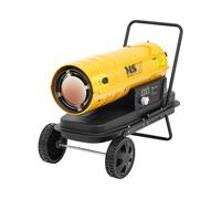 Cañón calefactor de gasoil con ruedas - 20 kW - 18 L - ECO series | MSW