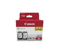 Canon PG-545XL + CL-546XL, Cartuchos de Tinta Original, Cartucho de Tinta Independiente en Color Negro y Cartucho Multicolor, Incluye 50 Hojas Papel Fotográfico 4 x 6, Compatible con Impresoras PIXMA