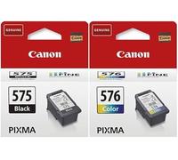 Canon Cartuchos de tinta de color negro PG-575 y CL-576