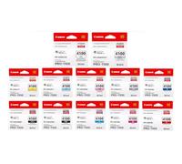 Canon Cartuchos de tinta originales PFI-4100 en embalaje original, negro, cian, magenta, amarillo, rojo, cian/magenta, azul, gris, etc. Juego completo compatible con imagePROGRAF PRO-1100
