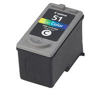 Canon CL-51 Cartucho de tinta original Tricolor para Impresora de Inyeccion de tinta Pixma MP150-MP160-MP170-MP180-MP450-MP450x-MP460-iP2200