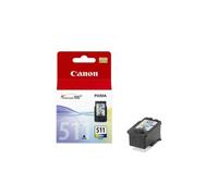 Canon CL-511 Cartucho de Tinta Tricolor para Impresora de Inyección de Tinta Pixma MX320,330,340,350,360,410,420-MP230,240,250,252,260,270,272,280,282,480,490,492,495,499-IP2700,2702, Multicolor