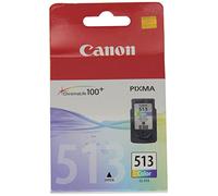 Canon CL-513 Cartucho de tinta original Tricolor para Impresora de Inyeccion de tinta Pixma MX320-MX330-MX340-MX350-MX360-MX410-MX420-MP230-MP240-MP250-MP252-MP260-MP270-MP272-MP280-MP282-MP480-MP490-MP492-MP495-MP499-IP2700-IP2702
