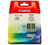 Canon Cartucho de tinta Colores CL-38 / PG-37 (2145B009) Pack de 2 Blíster Sin alarma