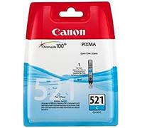 Canon CLI-521 C Cartucho de tinta original Cian para Impresora de Inyeccion de tinta Pixma iP3600-iP4600-iP4700-MP540-MP550-MP560-MP620-MP630-MP640-MP980-MP990-MX860-MX870