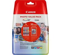 Canon CLI-521 Cartucho Valuepack de tinta original Cian/Magenta/Amarillo para Impresora de Inyeccion de tinta PIXMA iP3600-iP4600-iP4700-MP540-MP550-MP560-MP620-MP630-MP640-MP980-MP990-MX860-MX870