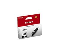 Canon CLI-551 Cartucho de tinta original Negro para Impresora de Inyeccion de tinta Pixma iP7250-iP8750-iX6850-MG5450-MG5550-MG5650-MG6350-MG6450-MG6650-MG7150-MG7550-MX725-MX925