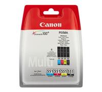 Cartucho de Tinta Original Canon CLI-551 Multipack/ Cian/ Magenta/ Amarillo/ Negro