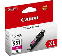 Canon CLI-551XL M Cartucho de Tinta Original Magenta XL para Impresora de Inyeccion de Tinta Pixma iP7250-iP8750-iX6850-MG5450-MG5550-MG5650-MG6350-MG6450-MG6650-MG7150-MG7550-MX725-MX925