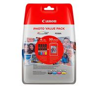 Canon CLI-551XL pack ahorro 4 colores + papel (original)