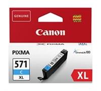 Canon CLI-571XL C Cartucho de tinta para Impresora de Inyeccion Pixma MG5750/51/52/53-MG6850/51/52/53-MG7750/51/52/53TS5050/51/53/55-TS 6050/51/52TS8050/51/52/53-TS 9050/55