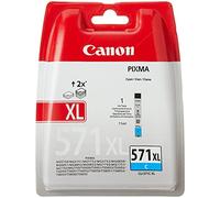 Canon CLI-571XL C Cartucho de tinta para Impresora de Inyeccion Pixma MG5750/51/52/53-MG6850/51/52/53-MG7750/51/52/53TS5050/51/53/55-TS 6050/51/52TS8050/51/52/53-TS 9050/55