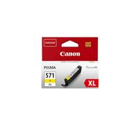 Canon CLI-571XL Y, Cartucho de Tinta Original Amarillo, Cartucho de Tinta Independiente, Compatible con Impresoras de Inyección de Tinta PIXMA (Paquete de 6)