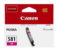 Canon CLI-581 M, Cartucho de Tinta Original Magenta, Cartucho de Tinta Independiente, Compatible con Impresoras de Inyección de Tinta PIXMA