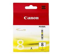 Canon CLI-8Y amarillo cartucho de tinta - cartuchos de tinta (amarillo, PIXMA iP/MP/MX/Pro, Ampolla)