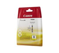 Canon CLI-8Y - Cartucho de Tinta para impresoras (Amarillo, Pixma IP/MP/MX/Pro, ampolla) Si